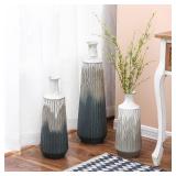 3-Piece Metal Multi-tone Vase Set Retail:$109.99