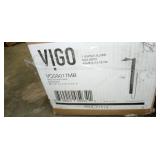 VIGO Sutton 4 inch by 58 inch Square spray head waterfall shower massage panel