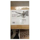 Honeywell Royal Palm Bronze Tropical LED Ceiling Fan with Light, Hand Carved Blades - 52-inch- Retail:$168.99