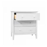 3-drawer - White- Adeptus Solid Wood Easy Pieces 3 Drawer Chest - White- Retail:$126.49
