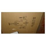 Antique White 5-light Wood Candle Pendant Light- Retail:$259.99