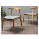 Francie Mid-century Dining Chairs (Set of 2) by Christopher Knight Home- Retail:$155.99