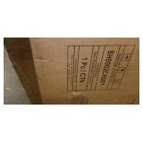 Collapsible Fold Down Desk Table/Wall Cabinet with Chalkboard, Black- Retail:$199.99