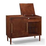 Everett Mahogany Finish Media Console - 44"W x 18"D x 34.25"H- Retail:$339.99