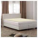 ONETAN 0.75-inch Standard Mattress Support Wooden Bunkie Board / Slats with Cover.- Retail:$87.49