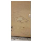 QUEEN SIZE Sleep Sync Tivoli Cream Linen Upholstered platform bedframe WHITE