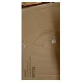 Vaxcel Marcin Glass Globe 12 inch Swing Arm Wall light- Frosted opal glass Satin nickel finish