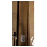 Living Essentials Madison Fabric Tufted Full LED Panel Bed in Gray