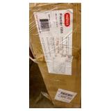 Keter Premier 150 Gallon Deck Box, Resin Outdoor Storage Box, Black and Gray Wood Look