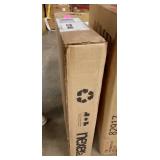 Nexera 1-Drawer Nightstand, White and Bark Grey- Retail:$99.99