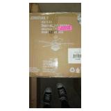 Kate 48" 3-Light Glam Crystal Drum LED Ceiling Fan With Remote, Chrome by JONATHAN Y