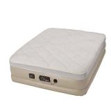 Serta Raised Queen Size Pillow Top Air Bed with NeverFlat AC Pump- Retail:$209.99