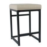 HomePop Open Back Metal 24" Counter Stool - 24 inches- Retail:$75.48