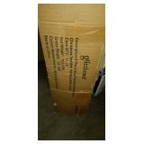 Glitzhome 4Ft / 5Ft Pre-Lit Flocked Pine Artificial Christmas Porch Tree with Warm White Lights- Retail:$249.99