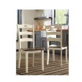 Woodanville Dining Room Chair - Set of 2 - Cream/Brown- Retail:$143.49