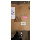 Set of 2 Alani Ashy Grey Adjustable Height Swivel Barstool in Faux Leather- Retail:$166.00