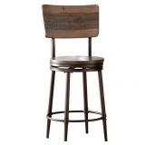 Hillsdale Furniture Jennings Metal Swivel Stool, Brown- Retail:$189.99