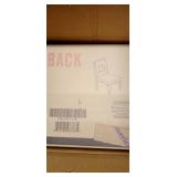 Furniture of America Evantel Keyhole Faux Leather Dining Chairs (Set of 2)- Retail:$209.49