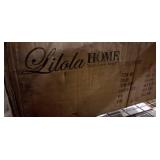 Ashlyn Reversible Sleeper Sofa Storage Chaise USB Charger and Pocket- Dark Grey- Retail:$813.49 (BOX 1 of 3 ONLY)