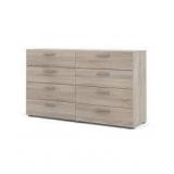 Porch & Den Angus Space-saving Foiled Surface 8-drawer Double Dresser - Retail:$241.99