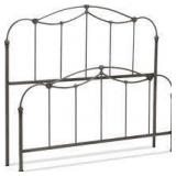 Kotter Home Jayson Metal Headboard and footboard AFFINITY BLACKENED TAUPE
