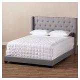 Home QUEEN SIZE Brady bed GRAY