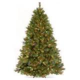 7.5 foot pre lit tree-multi color