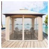 Outsunny 10 by 12 Soft Top outdoor Gazebo