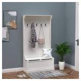 HOMCOM 71 inch 3 in 1 Tree Storage Bench