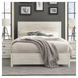 Grain Wood Furniture Montauk Queen Solid Wood Panel Bed - Retail:$463.00 (2 BOXES)