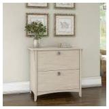 The Gray Barn Lowbridge Lateral File Cabinet in Antique White- Retail:$209.99