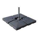 Outsunny Large 4 piece Square Fillable Umbrella Base