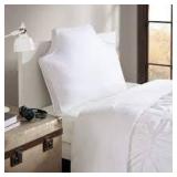 Intelligent Design Oversized Headboard Cotton Canvas Pillow WHITE