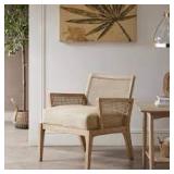 Carson Carrington Saue Light Brown Accent Chair- Retail:$264.99