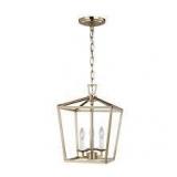 Mini Lantern Ceiling Light and Pendant in Gold- Retail:$186.49