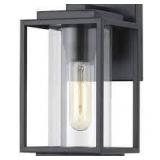 Modern Clear Glass Outdoor Wall Light- Retail:$118.99