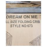 Dream On Me 2-in-1 Folding Full-Size Crib