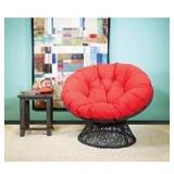 OSP Designs Papasan Polyester Chair