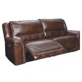 Ashley Furniture Catanzaro Leather Power Reclining Sofa