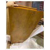 Simpli Home Harper Solid Hardwood Mid-Century Modern Desk