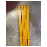 Simpli Home Harper Solid Hardwood Mid-Century Modern Desk