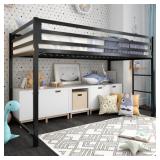 DHP Miles Metal Junior Loft Bed (Twin Size)