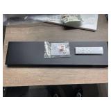 Aipsun 24in - 20W Matte Black Modern Vanity Light Up and Down LED (Cool White 5000K)