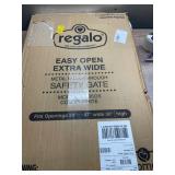 Regalo Extra Wide Easy Open Metal Walk Through Baby Gate