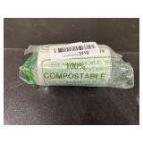 100% compostable bags