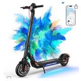 2021 MICROGO M5 Electric Kick Scooter for Adults, Pneumatic Off Road Tires, Large LED Panel, App Control, 350W Motor, 19 MPH & 18.5 Miles, Long-Range