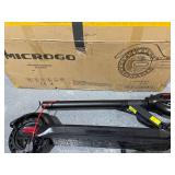 2021 MICROGO M5 Electric Kick Scooter for Adults, Pneumatic Off Road Tires, Large LED Panel, App Control, 350W Motor, 19 MPH & 18.5 Miles, Long-Range