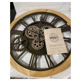 24 inch moving gears wall clock