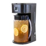 HomeCraft HCIT3BS 3-Quart Black Stainless Steel Cafa Ice Iced Coffee and Tea Brewing System