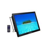 Trexonic Portable Rechargeable 14 Inch LED TV with HDMI, SD/MMC, USB, VGA, AV